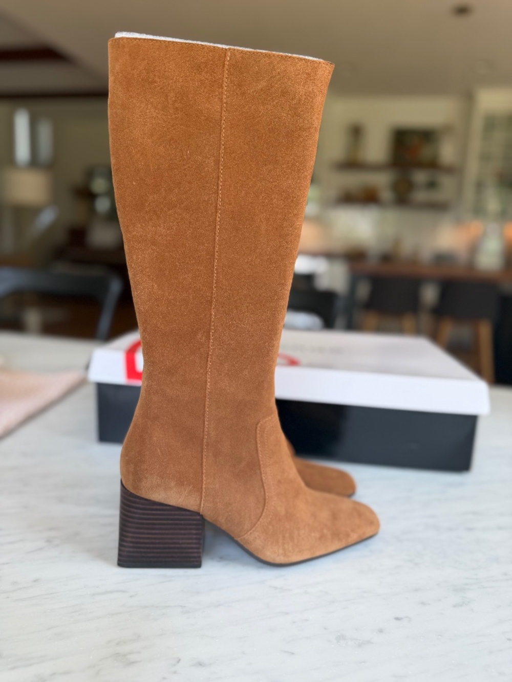 Blondo Tessa Waterproof Knee High Boot Suede 7M